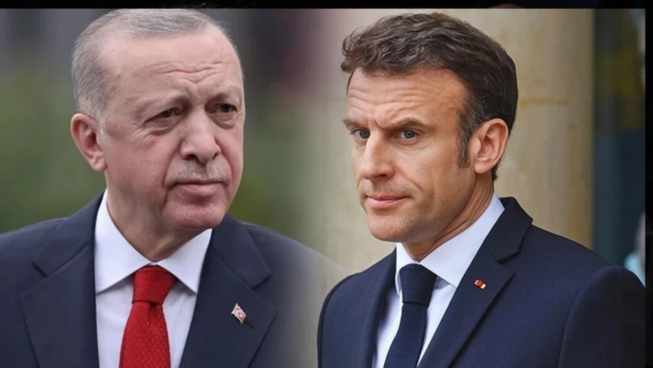 Cumhurbaşkanı Erdoğan Macron ile görüştü