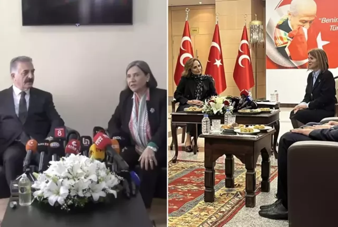 MHP ve DEM Parti arasında bayramlaşma