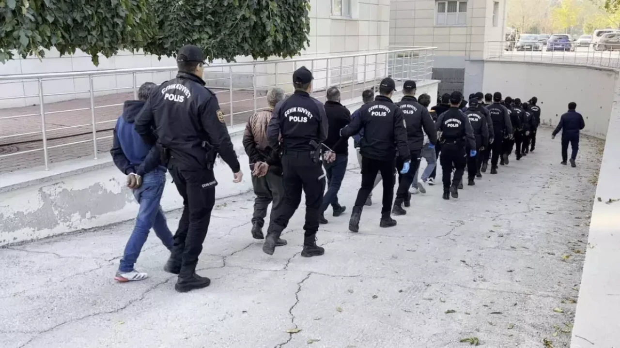 ‘Narkokapan Konya’ operasyonunda 446 gözaltı, 424 tutuklama