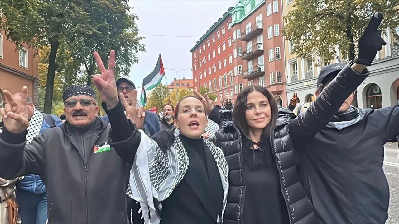 Stockholm’de İsrail protestosu: “Batı Şeria ilhakına hayır”