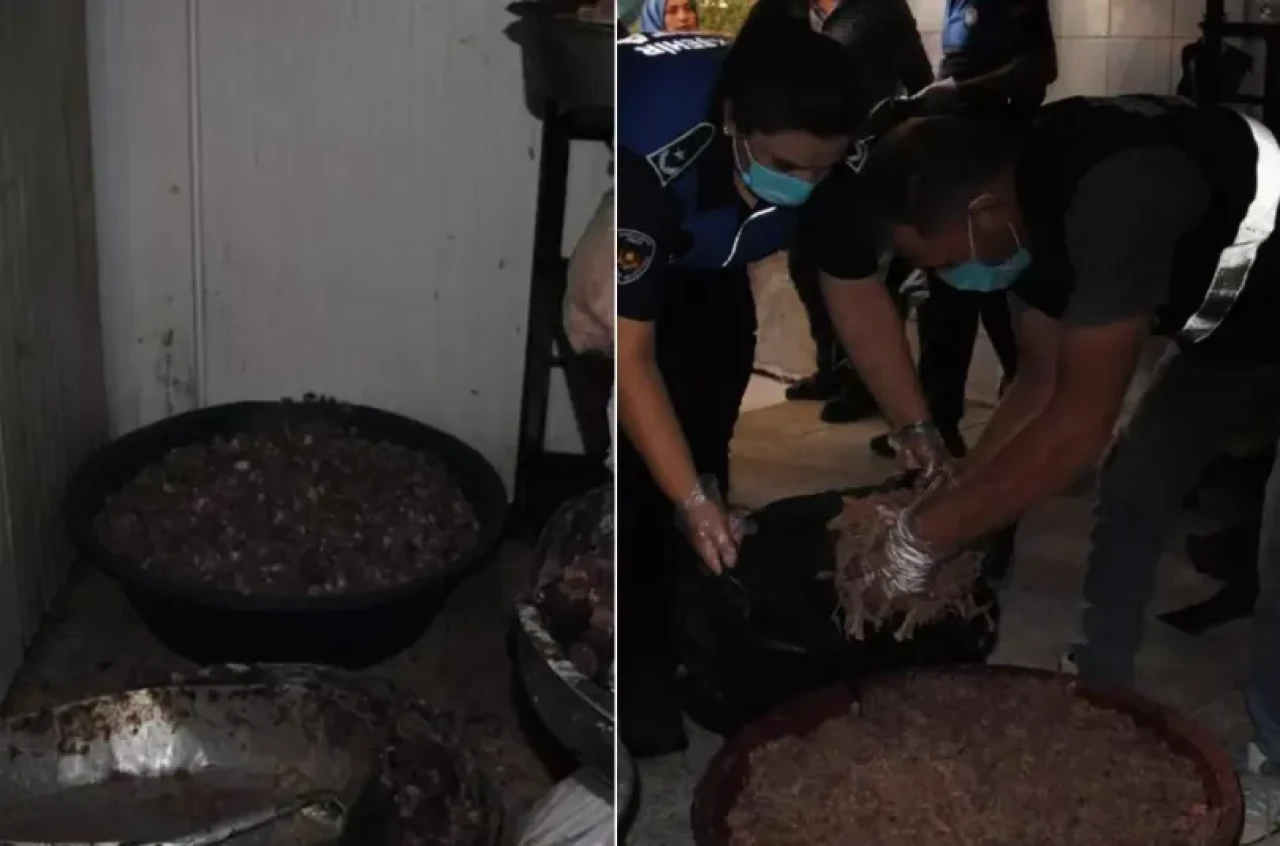 Mideleri altüst eden manzara! Bu görüntüler düğün menüsünden çıktı