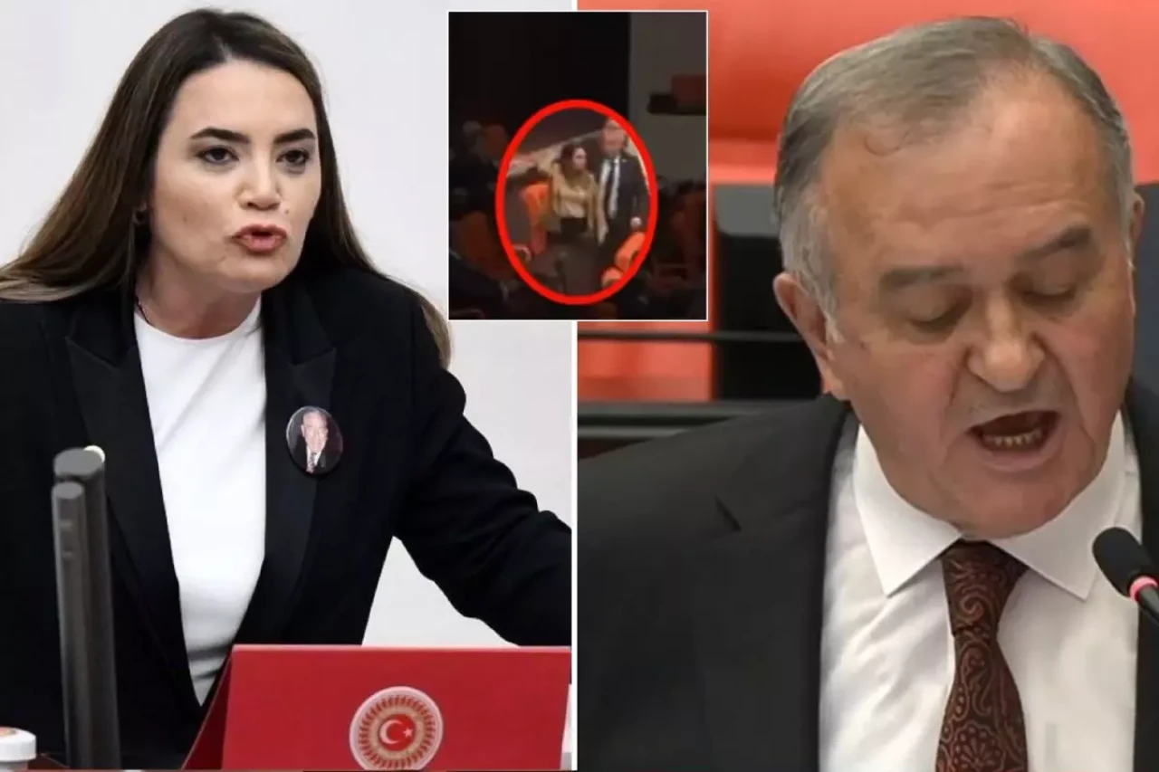 MHP'li vekilin sözlerine kızan Türkeş'in kızı, salonu terk etti