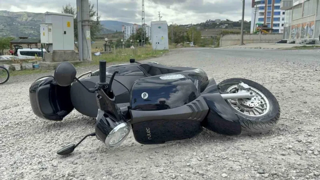 Samsun’da motosiklet kaydı: Kadın sürücü yaralandı