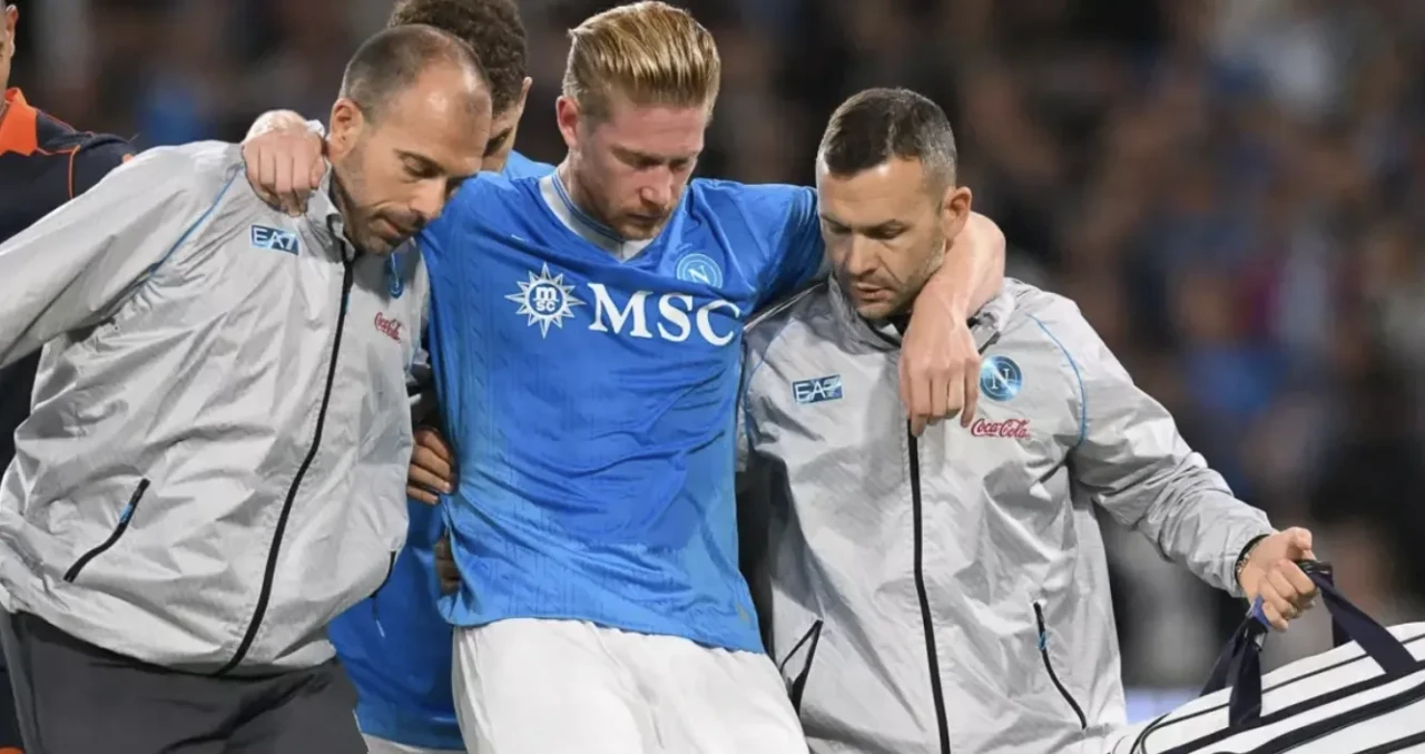 Napoli’de şok sakatlık: Kevin De Bruyne 4 ay yok