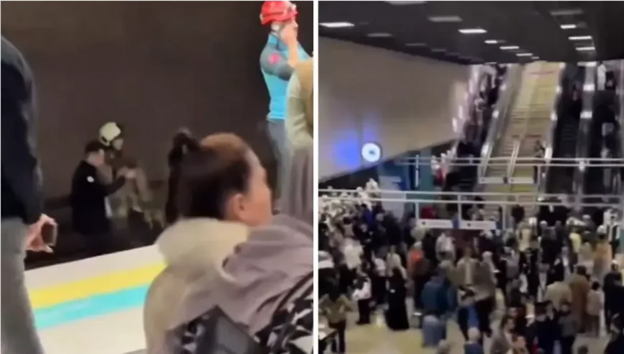 Marmaray'da intihar paniği! Raylara atladı