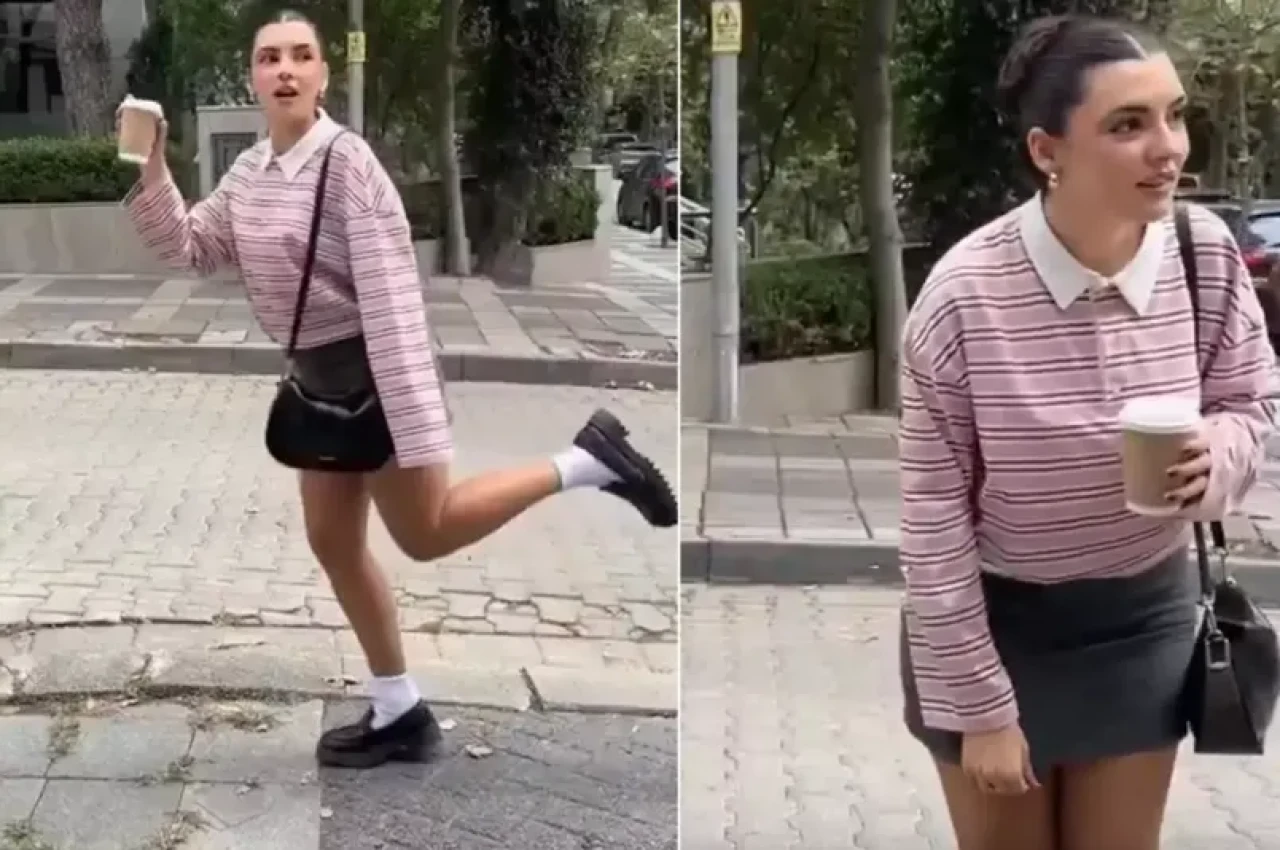 Sokakta video çekiyordu! Yaşlı kadın öyle bir şey söyledi ki