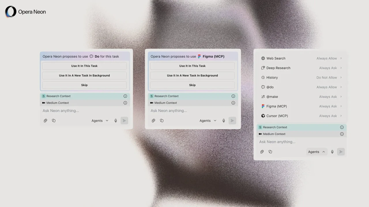 Opera Neon araştırma ajanı ODRA ile merak uyandırdı