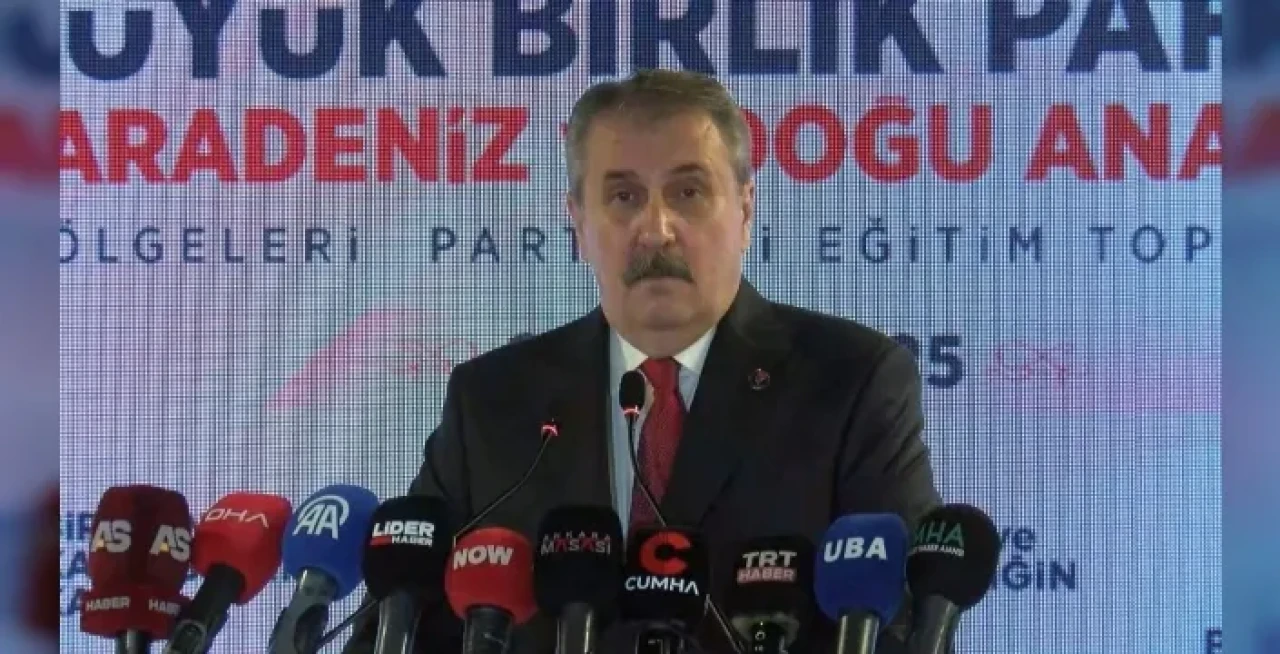 BBP Genel Başkanı Mustafa Destici'den Türkmenlere yönelik saldırılara sert tepki