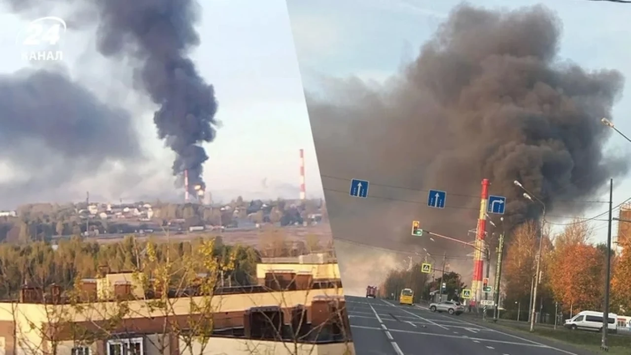 Rusya'da korkutan yangın! Yaroslavl kentindeki petrol rafinerisi alelere teslim oldu...