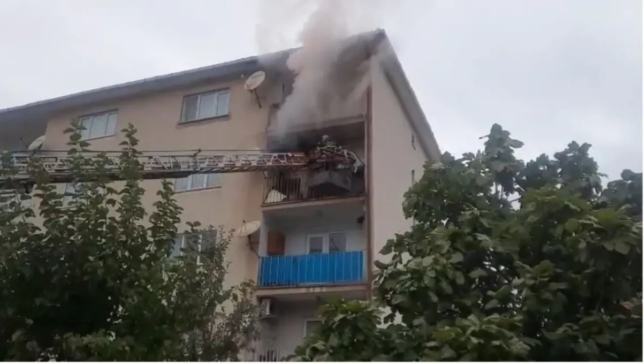 Kastamonu’da sobadan köz bırakılması yangına neden oldu