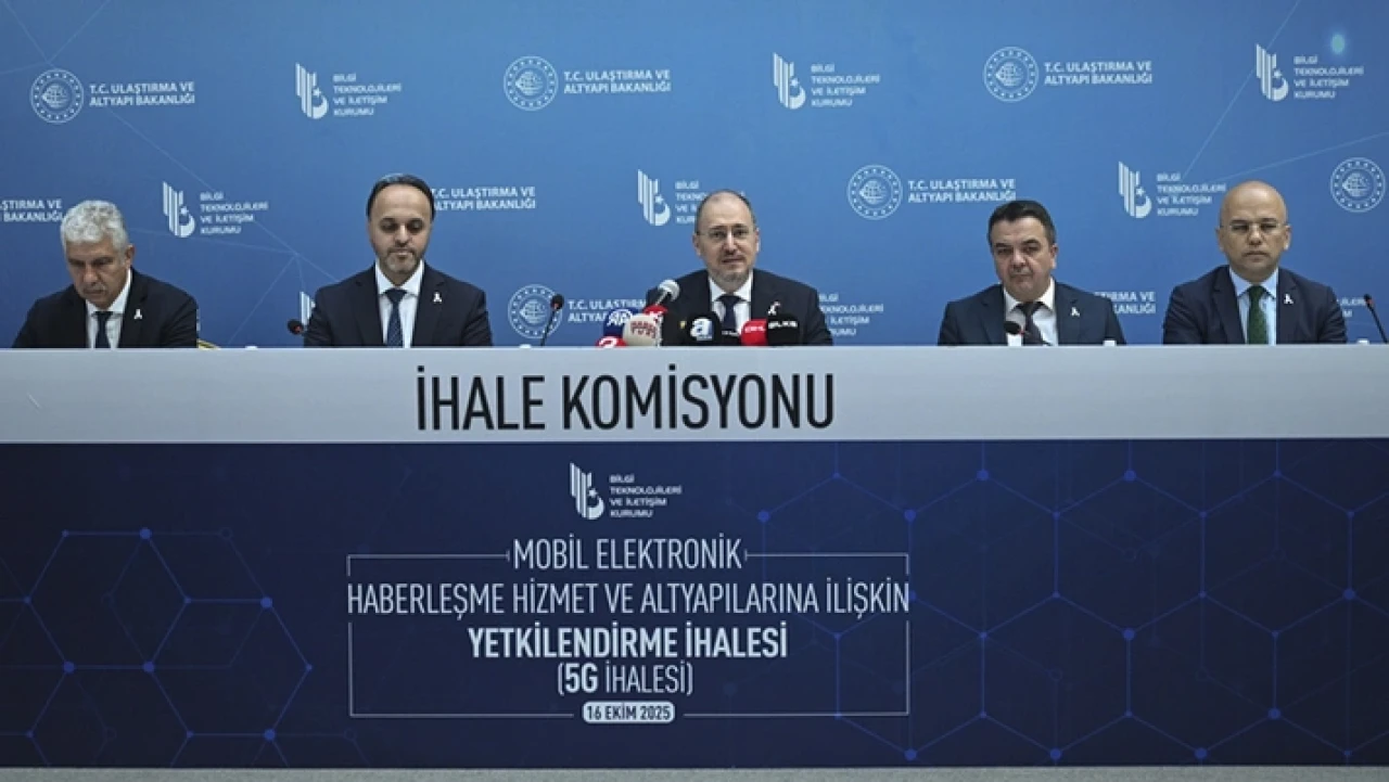 5G ihalesinde 3 GSM operatörünün verdiği teklifler belli oldu
