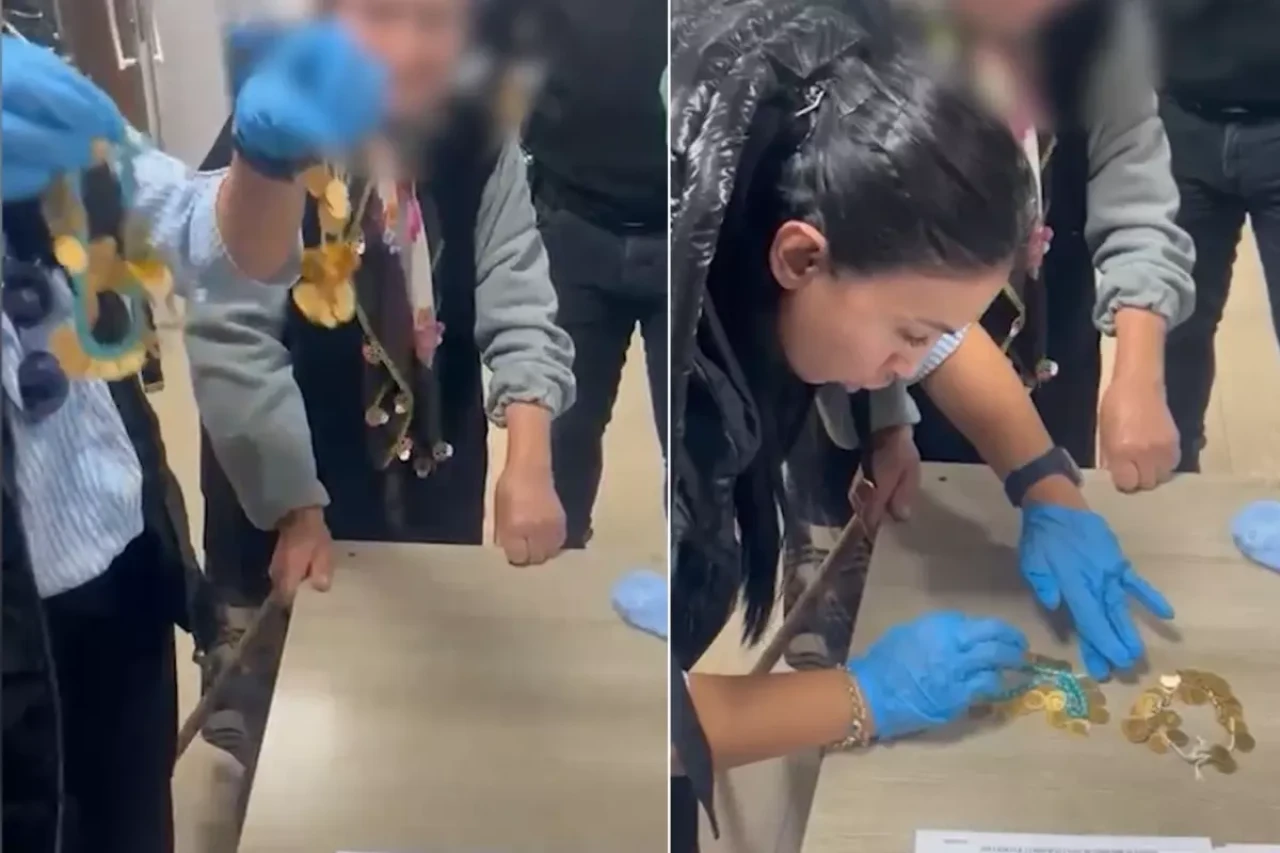 Dilencinin üzerinden çil çil altın çıktı! Zabıta say say bitiremedi