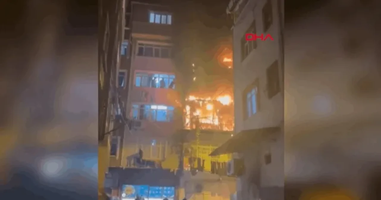 Beyoğlu’nda havai fişek faciası: 6 kişi alevler arasında mahsur kaldı