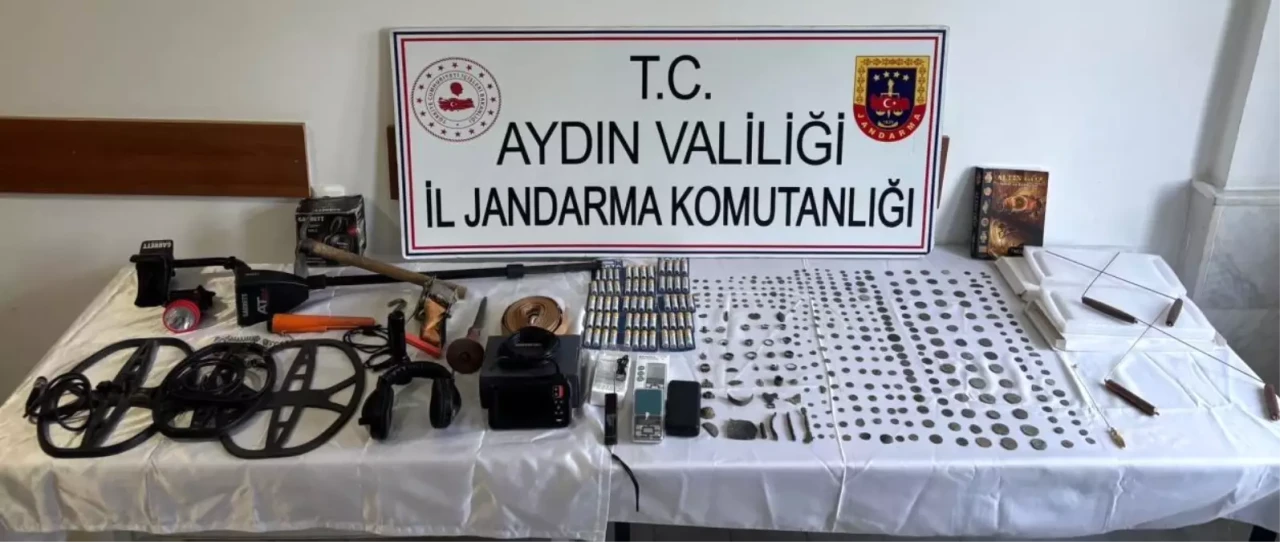Aydın'da Roma ve Bizans dönemine ait tarihi eserler ele geçirildi