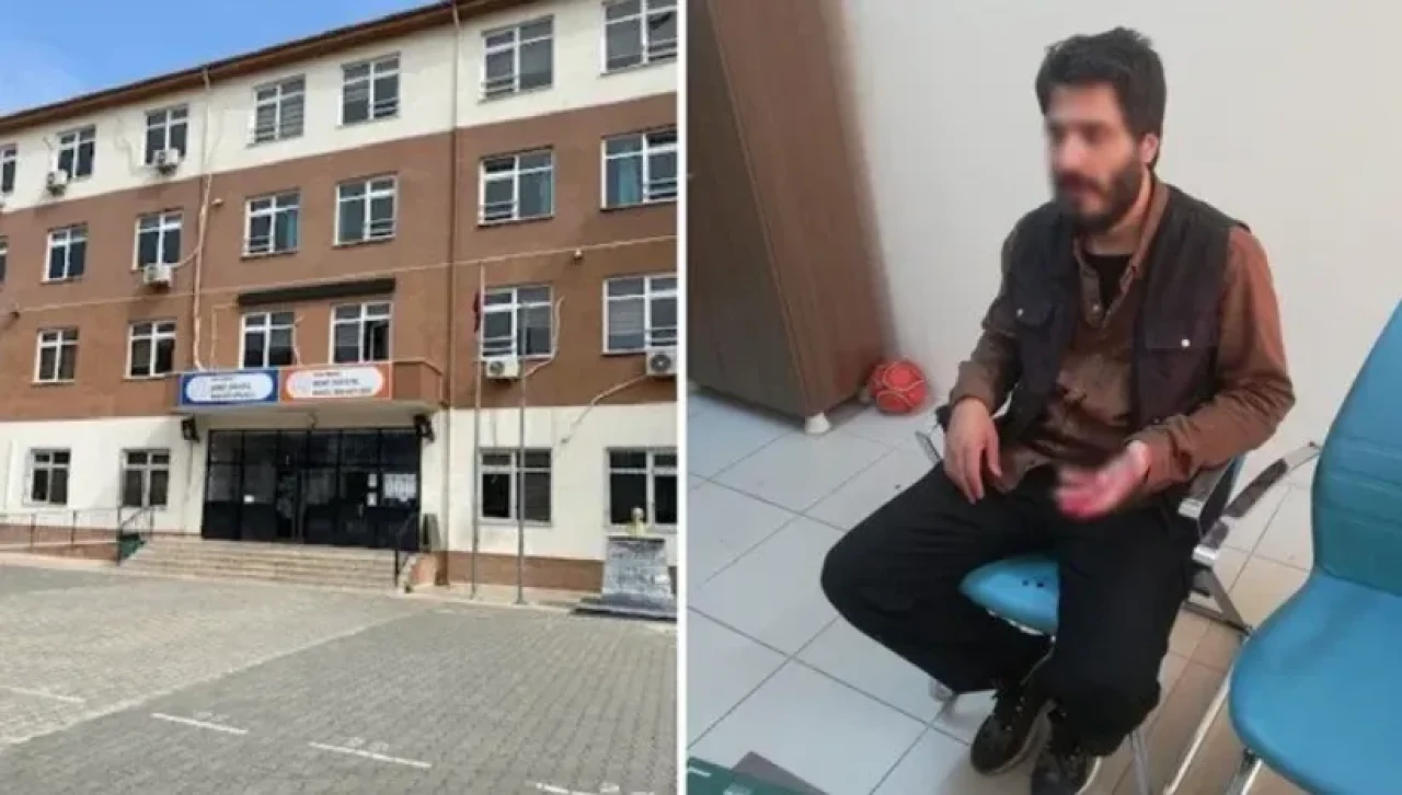 Okulda gaspı durduran müdür yardımcısına vahşi saldırı