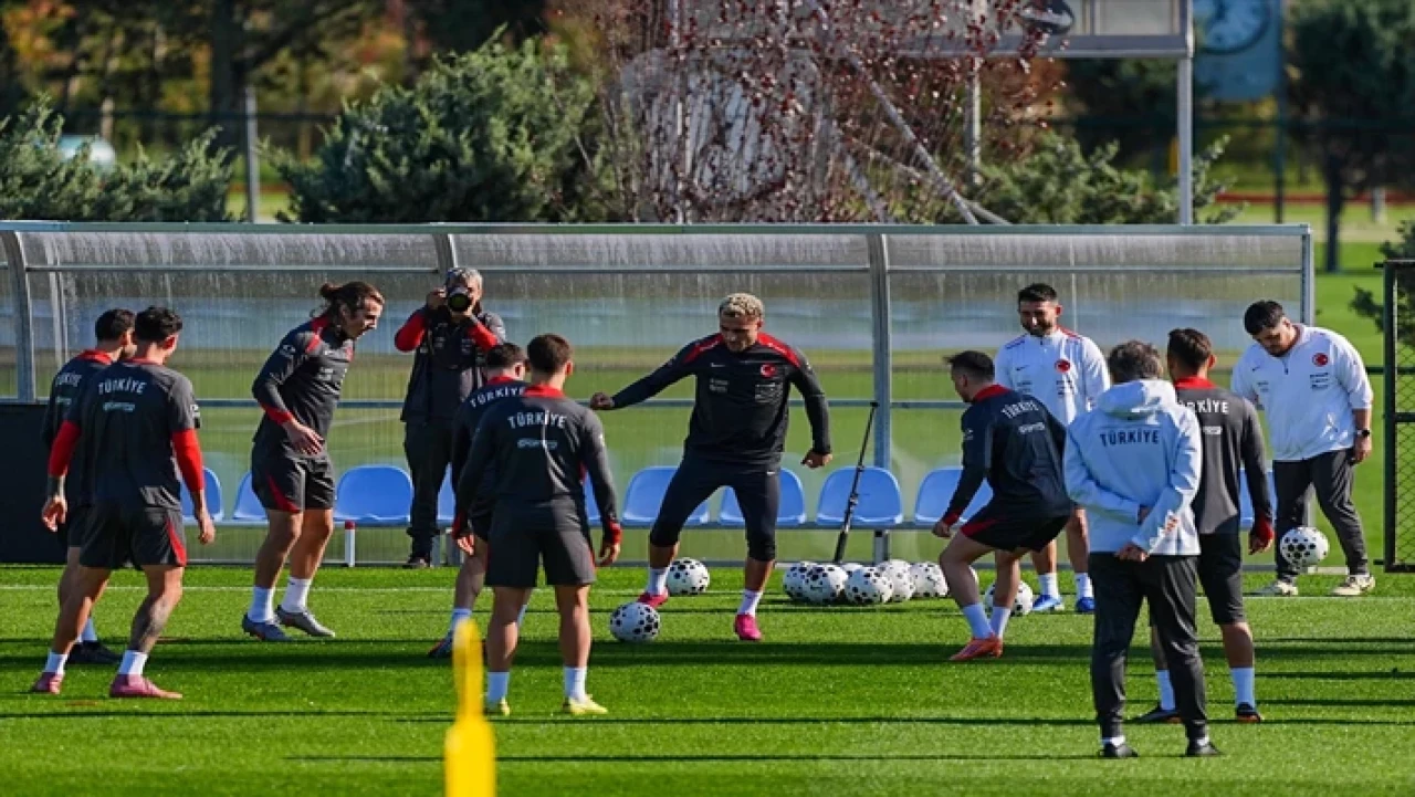 Nefesler tutuldu! A Milli Futbol Takımı, Bulgaristan maçının hazırlıklarını tamamladı