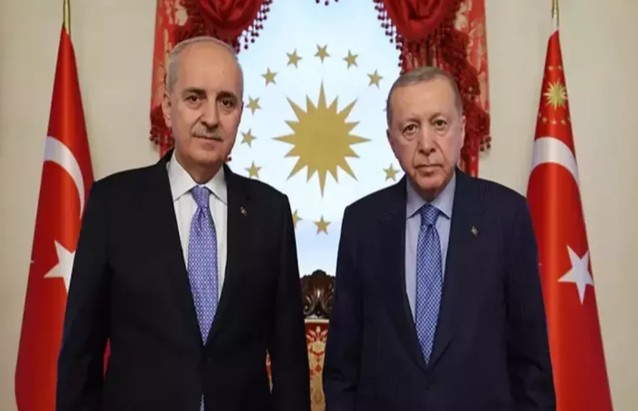 Cumhurbaşkanı Erdoğan, TBMM Başkanı Kurtulmuş'u kabul etti