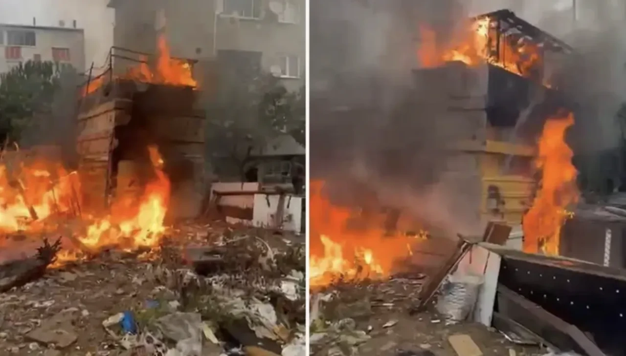 Avcılar’da kümes yangını: 50 kanatlı hayvan telef oldu