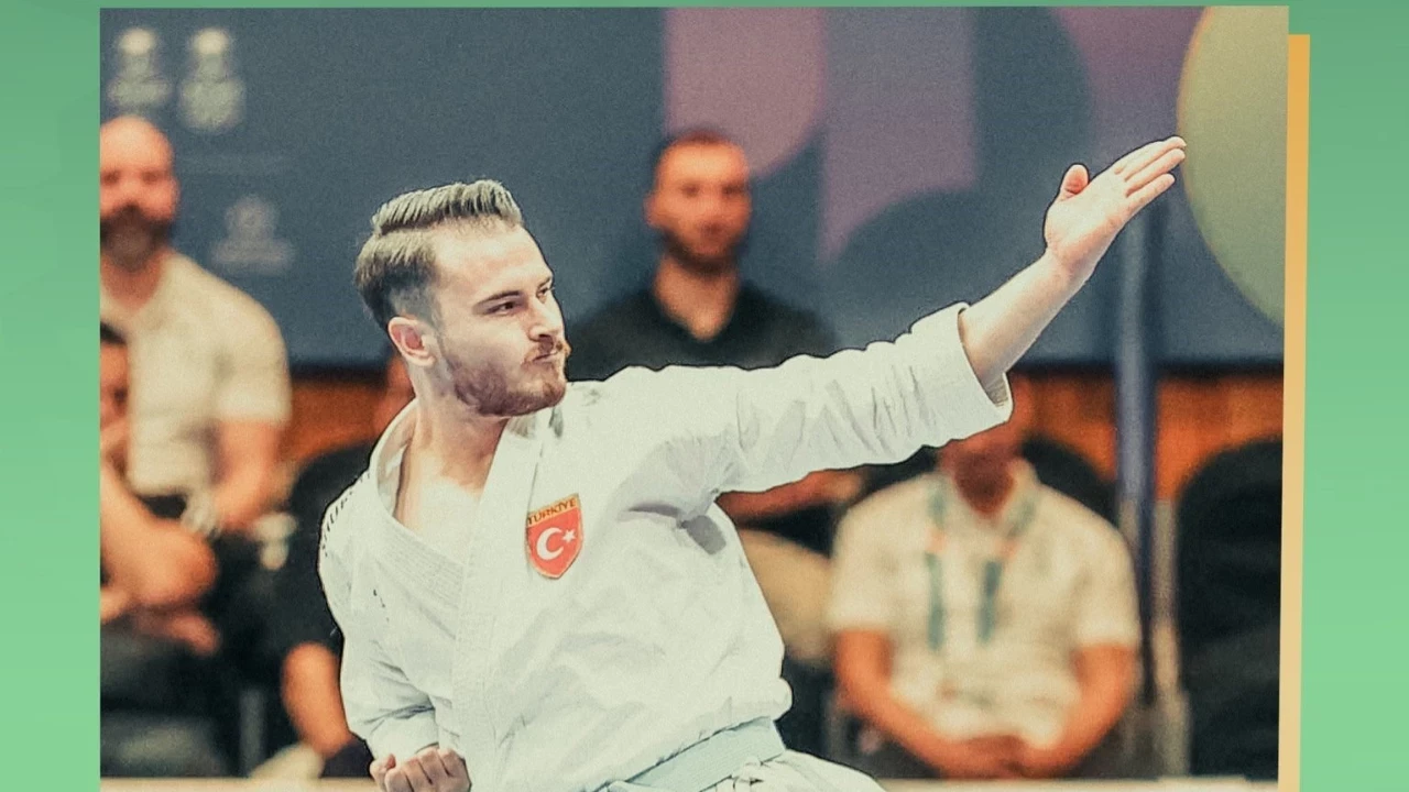 Milli Karateci Enes Özdemir'den altın madalya