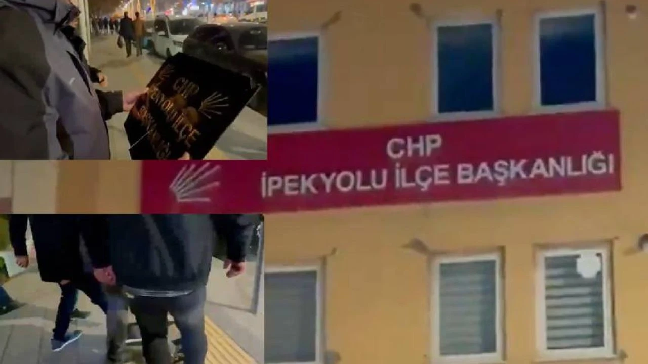 CHP’nin İmralı kararının ardından Van'da CHP binasına saldırı düzenlendi