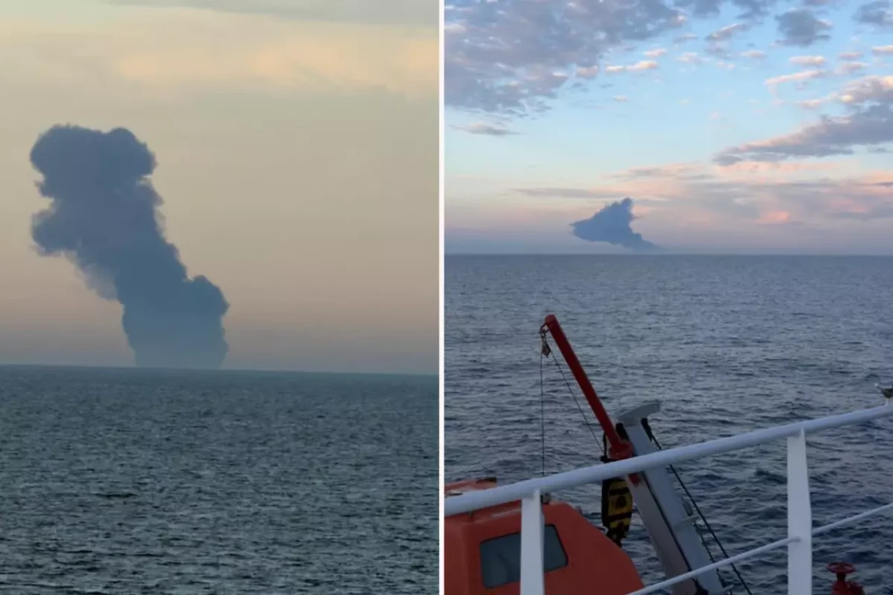 Kocaeli açıklarındaki Rus tankerinde patlama: 25 mürettebat için kurtarma çalışması sürüyor