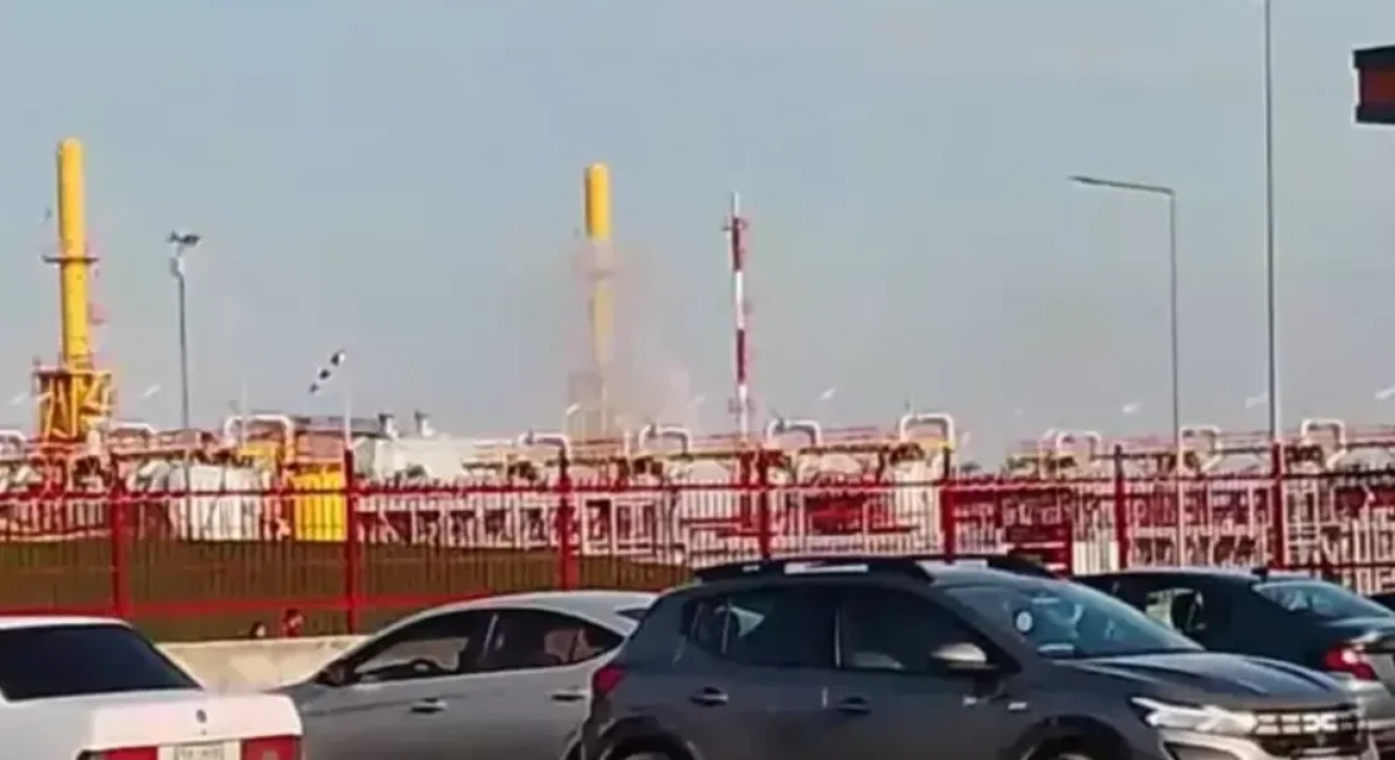 Silivri'de BOTAŞ tesisinde yangın!