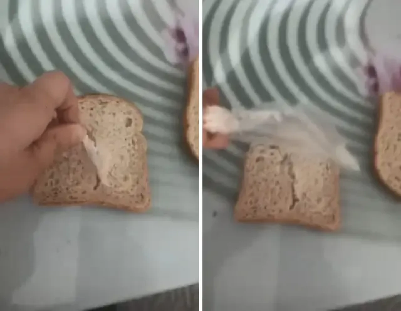 Marketten aldığı ekmeği bölünce şoke oldu: İçinden öyle bir şey çıktı ki..