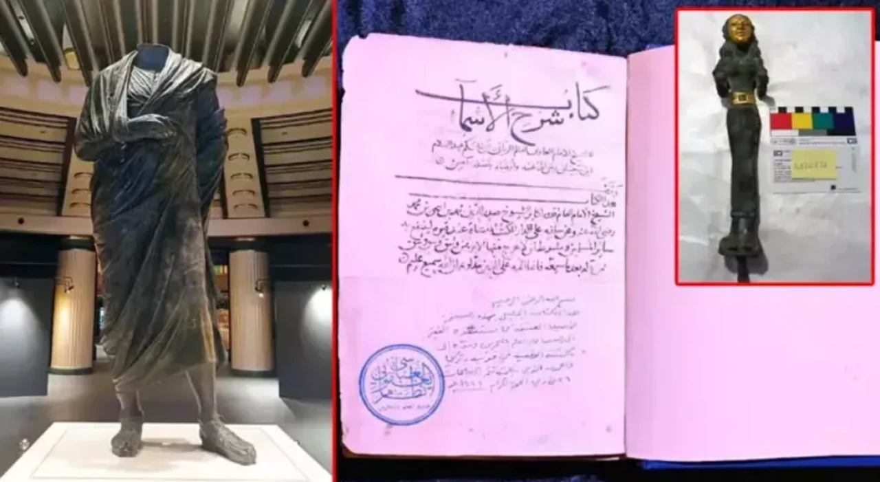 Yurt dışına kaçırılan 110 tarihi eser Türkiye'ye iade edildi