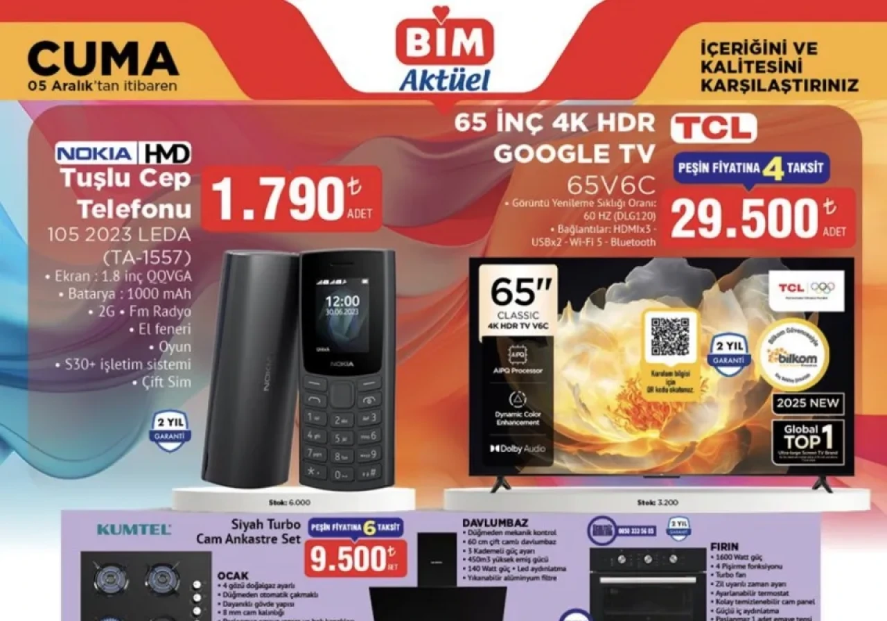 Bim'de satılan Nokia 105 cep telefonunun özellileri ve fiyatı! Kullanıcı yorumları