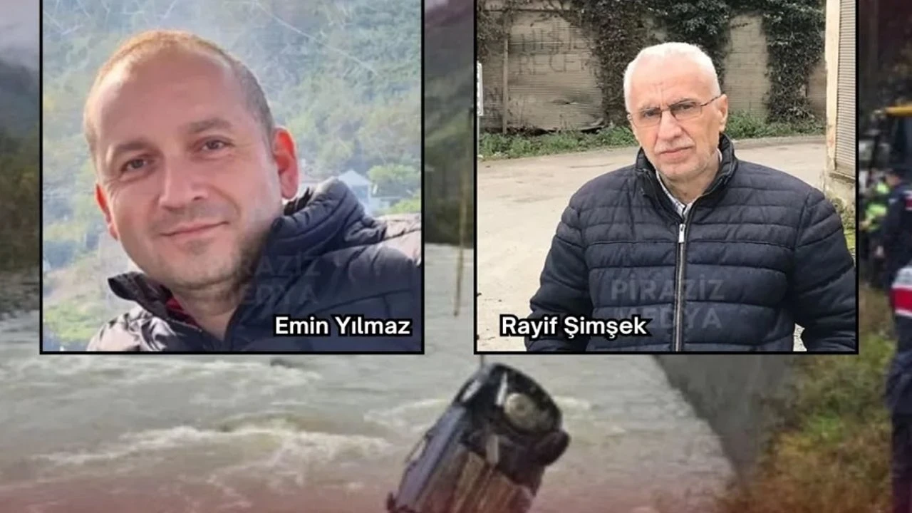 Mezar yeri bakmaya gitmişlerdi: Dereye uçan araçta dayı ile yeğeni hayatını kaybetti