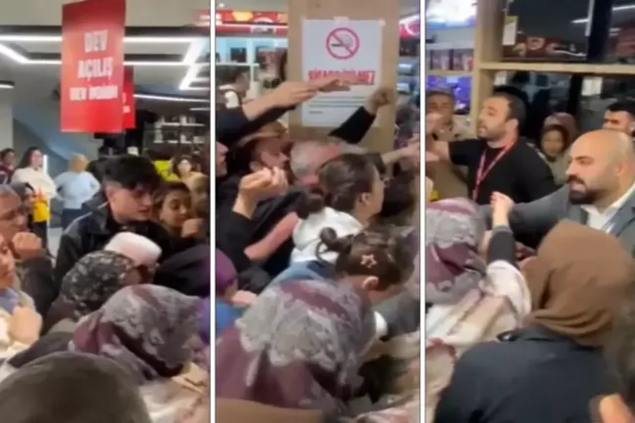 Mağazada yapılan indirim ortalığı karıştırdı! Vatandaşlar birbirine girdi