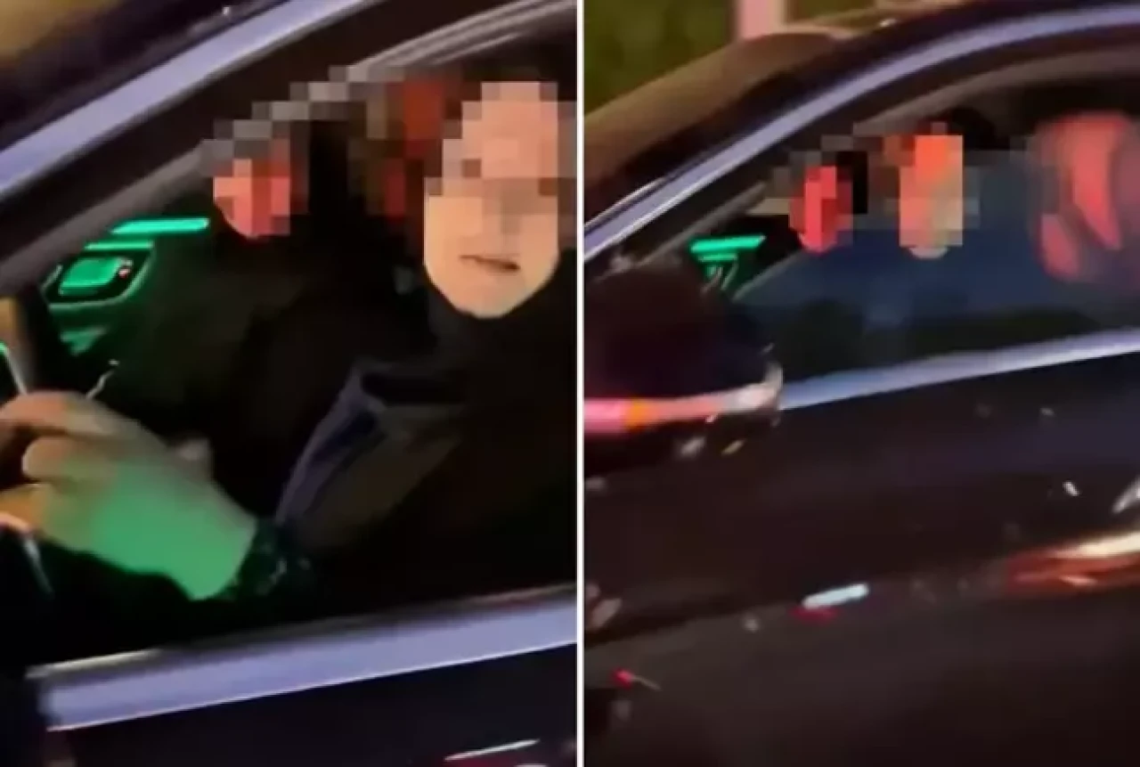 Çakarlı araç kullanan kadına "Görevli misiniz?" diye soruldu, yanıtı pes dedirtti