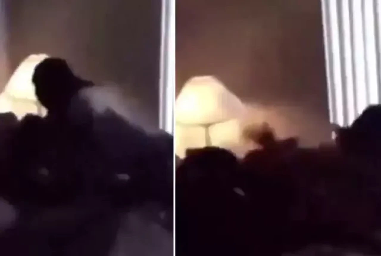 Kız kardeşi ile yakaladığı kocasını hastanelik etti