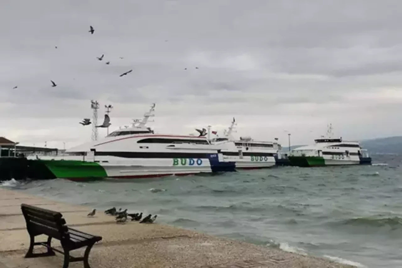 BUDO seferleri olumsuz hava koşulları nedeniyle iptal edildi