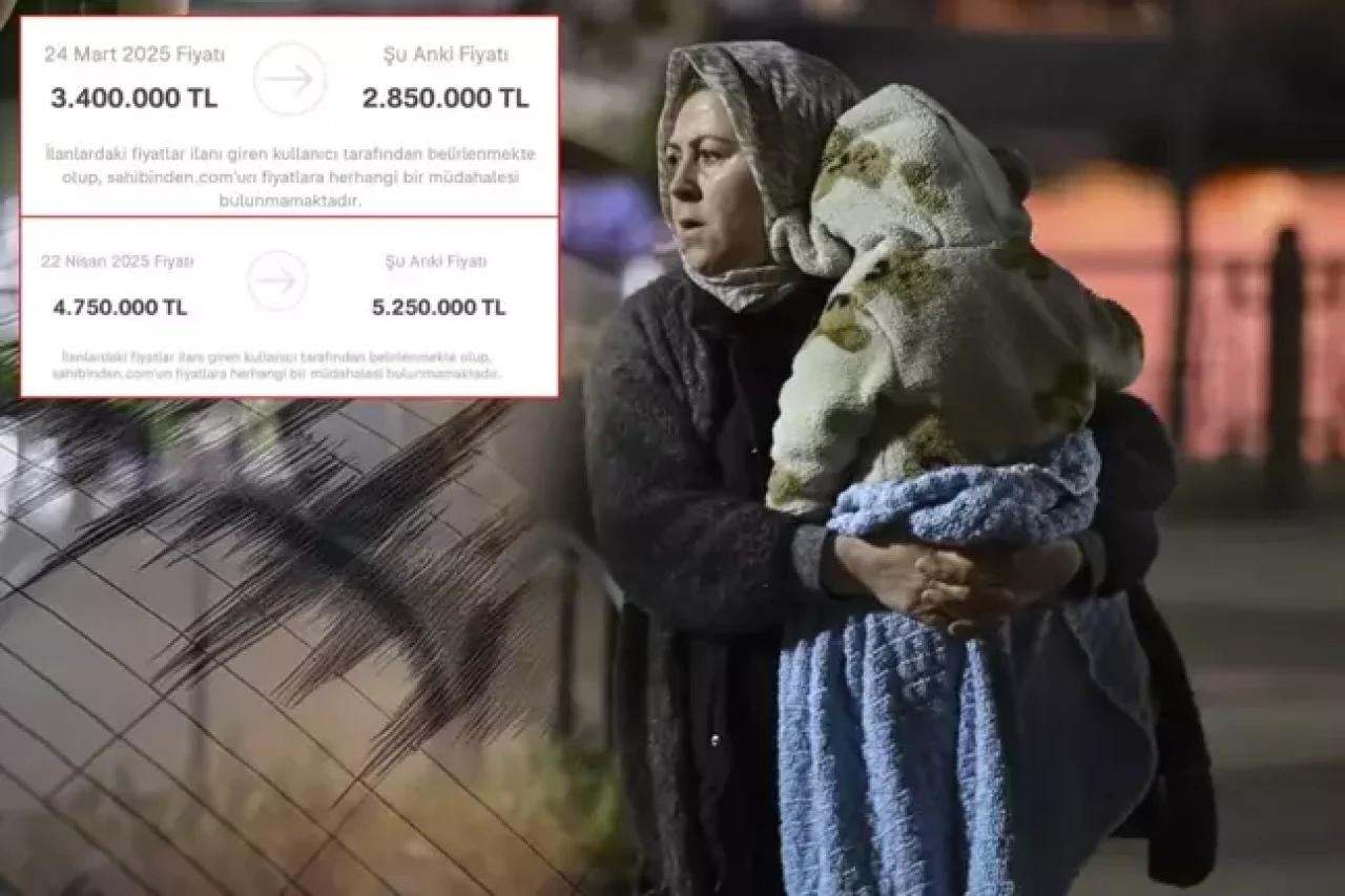 Deprem sonrası fırsatçılar yine iş başında! Biri 550 bin TL indirdi, diğeri 500 bin TL fiyat artırdı