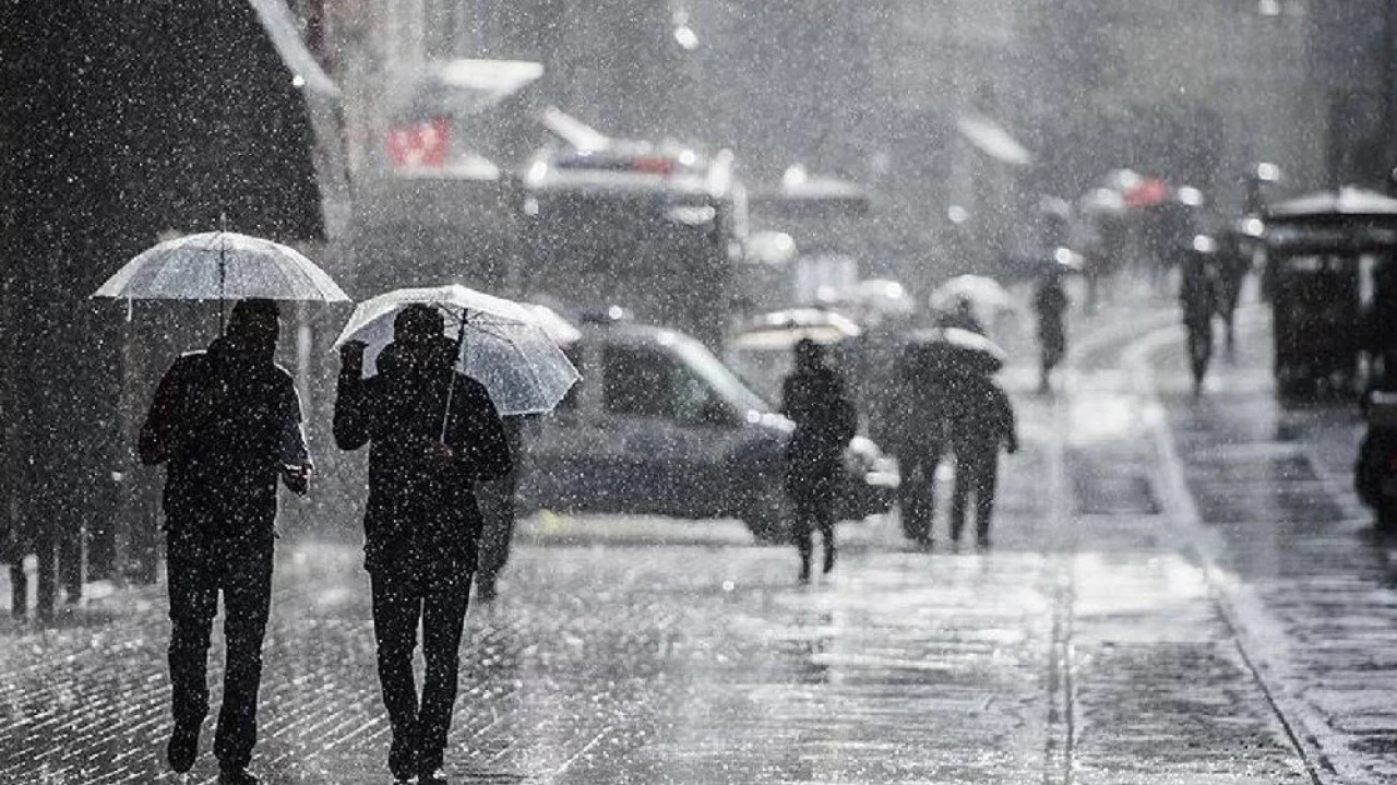 Meteoroloji'den birçok il için sağanak yağış uyarısı