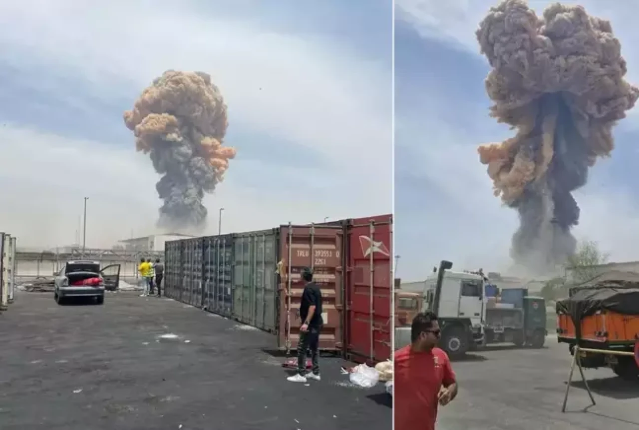 İran'da limanda şiddetli patlama