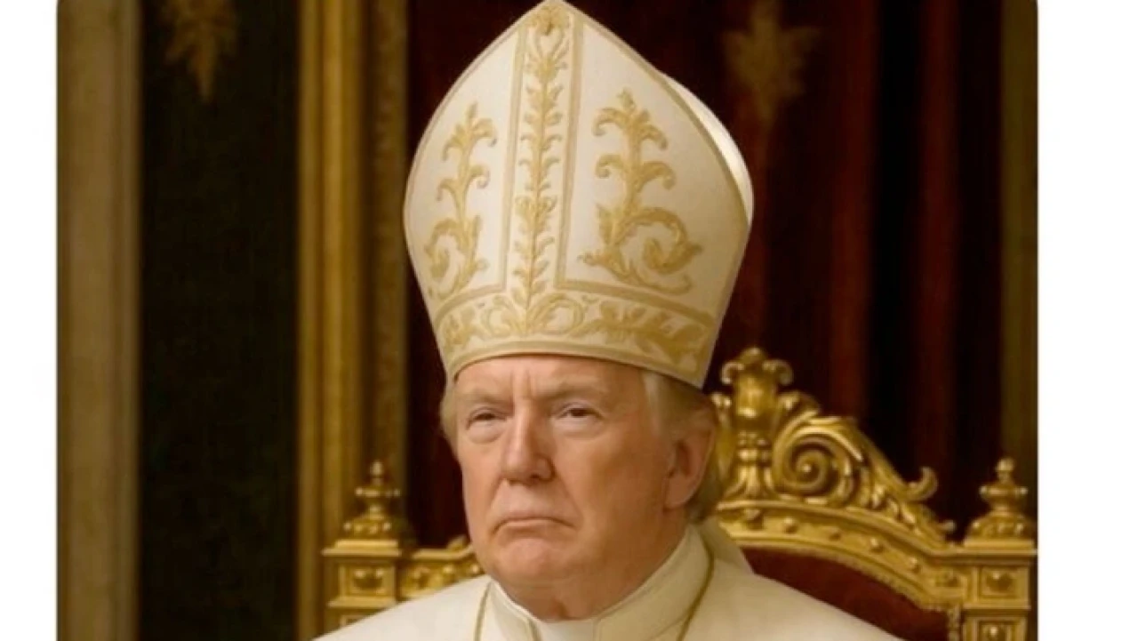 Trump'ın Papa olarak gösteren fotoğrafı paylaşıldı