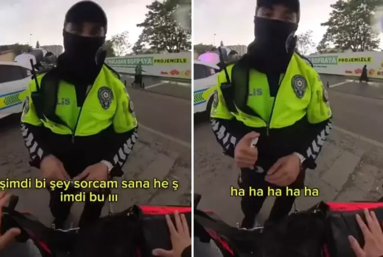 Trafik polisi, dilden dile dolaşan şehir efsanesini böyle çürüttü