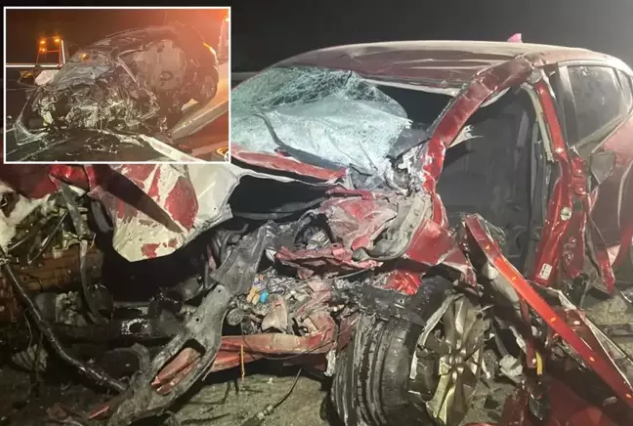 Katliam gibi kaza! 4 kişi feci şekilde can verdi