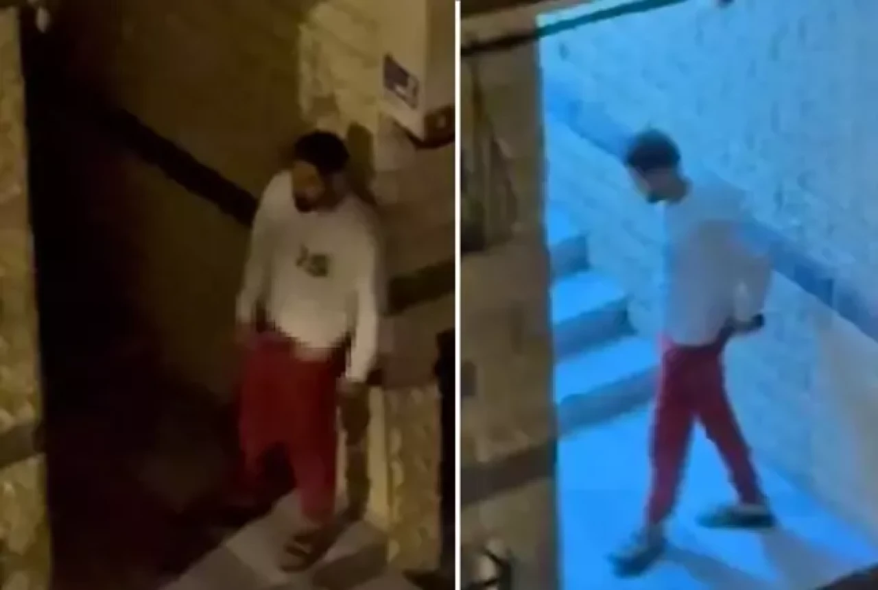 Bulun bu sapığı! Çocukların sabah okula gittiği saatte yaptıkları mide bulandırdı