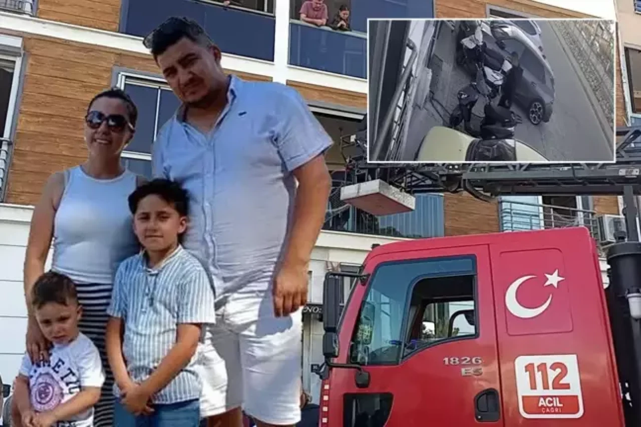 Ailesini katleden itfaiyeci babadan 12 dakikalık plan! Görüntüler ortaya çıktı