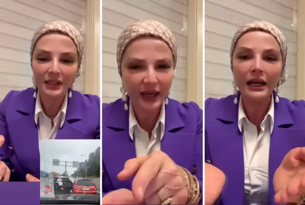 Ünlü sunucu Nermin Öztürk trafikte maruz kaldığı magandalığı gözyaşları içinde anlattı