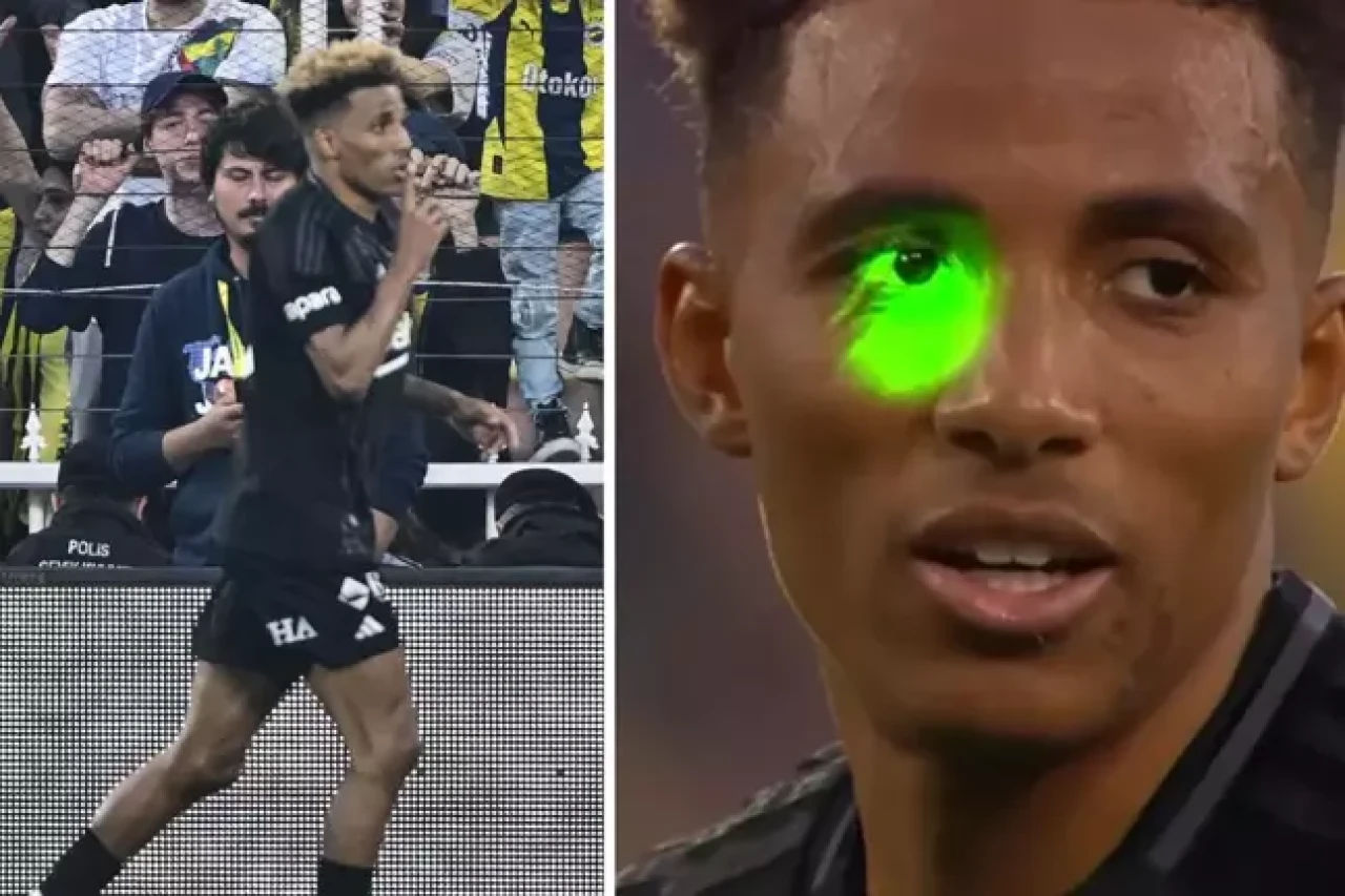 Derbide Gedson Fernandes'e tutulan lazerin bedeli ağır oldu