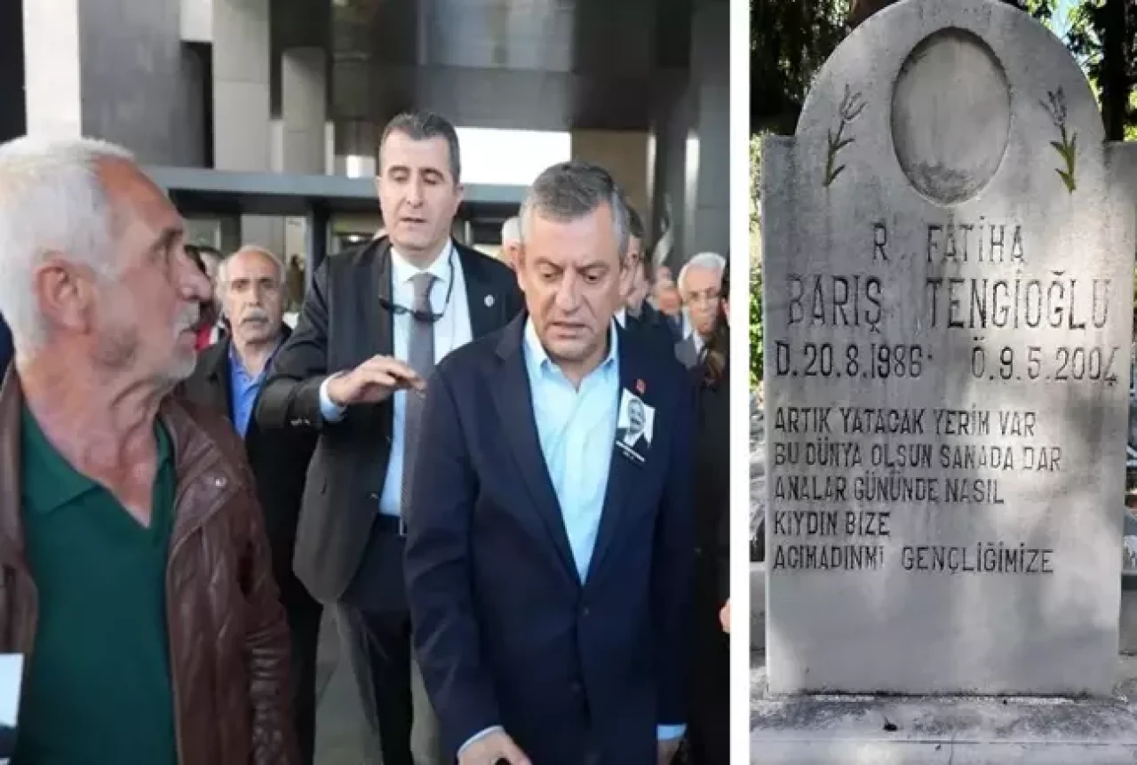 Özgür Özel'e yumruk atan saldırganın katlettiği oğlunun mezarındaki sözler dikkat çekti