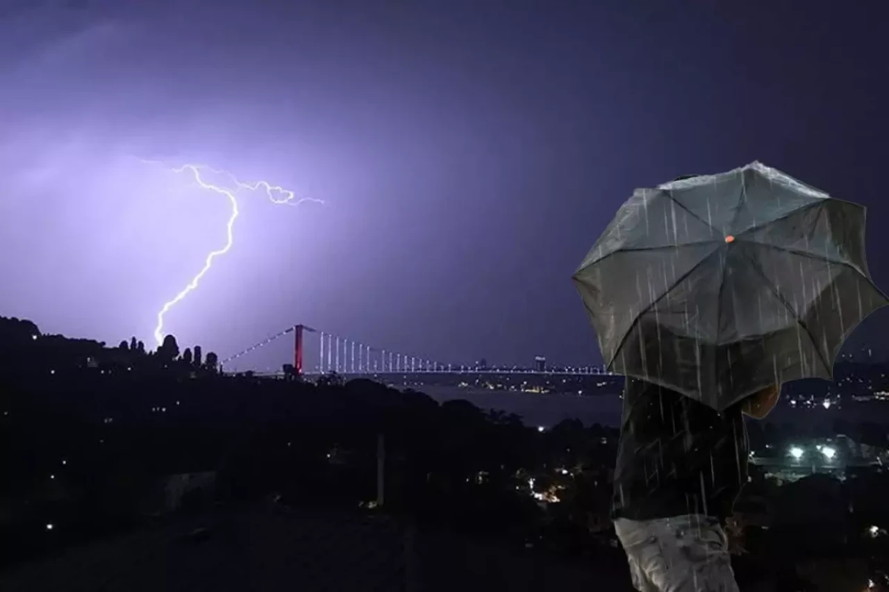 İstanbul için uyarı üstüne uyarı! Kuvvetli yağış ve elektrik fırtınası geliyor