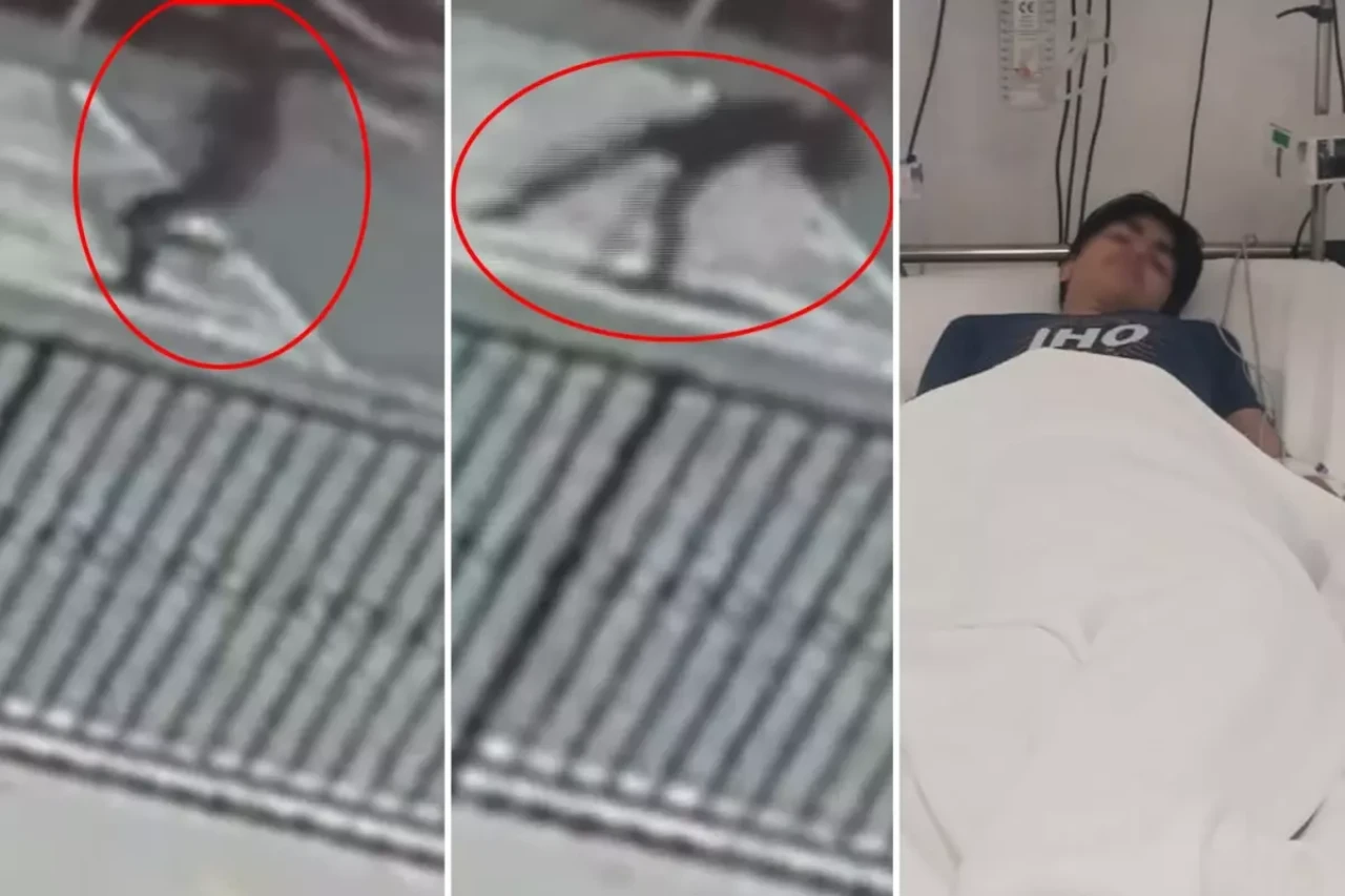 Voleybol filesine takılan öğrenci yoğun bakımlık oldu!