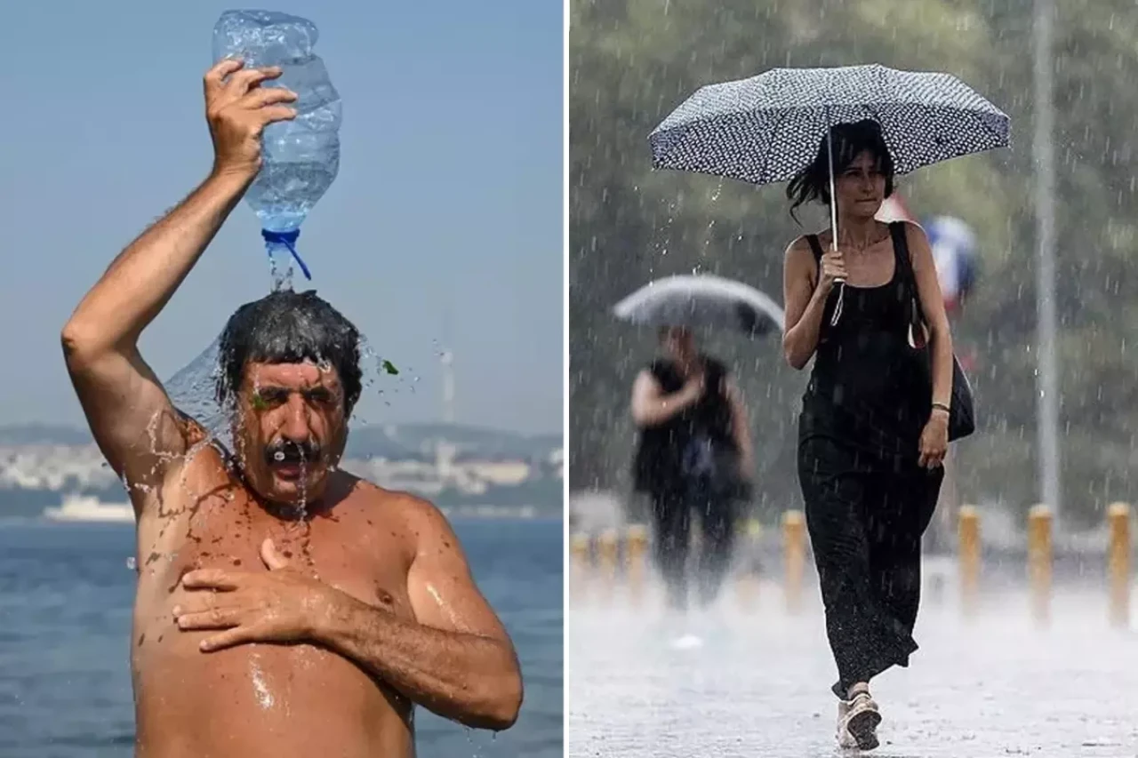 Önce aşırı sıcaklar sonra sağanak! Termometrelerde sert düşüş