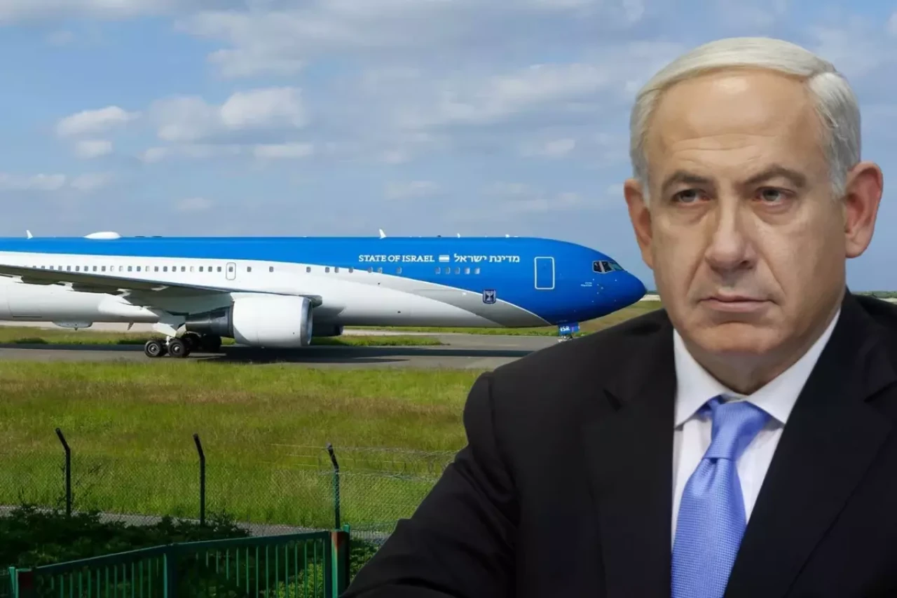 Netanyahu'nun uçağı Yunanistan'da görüntülendi