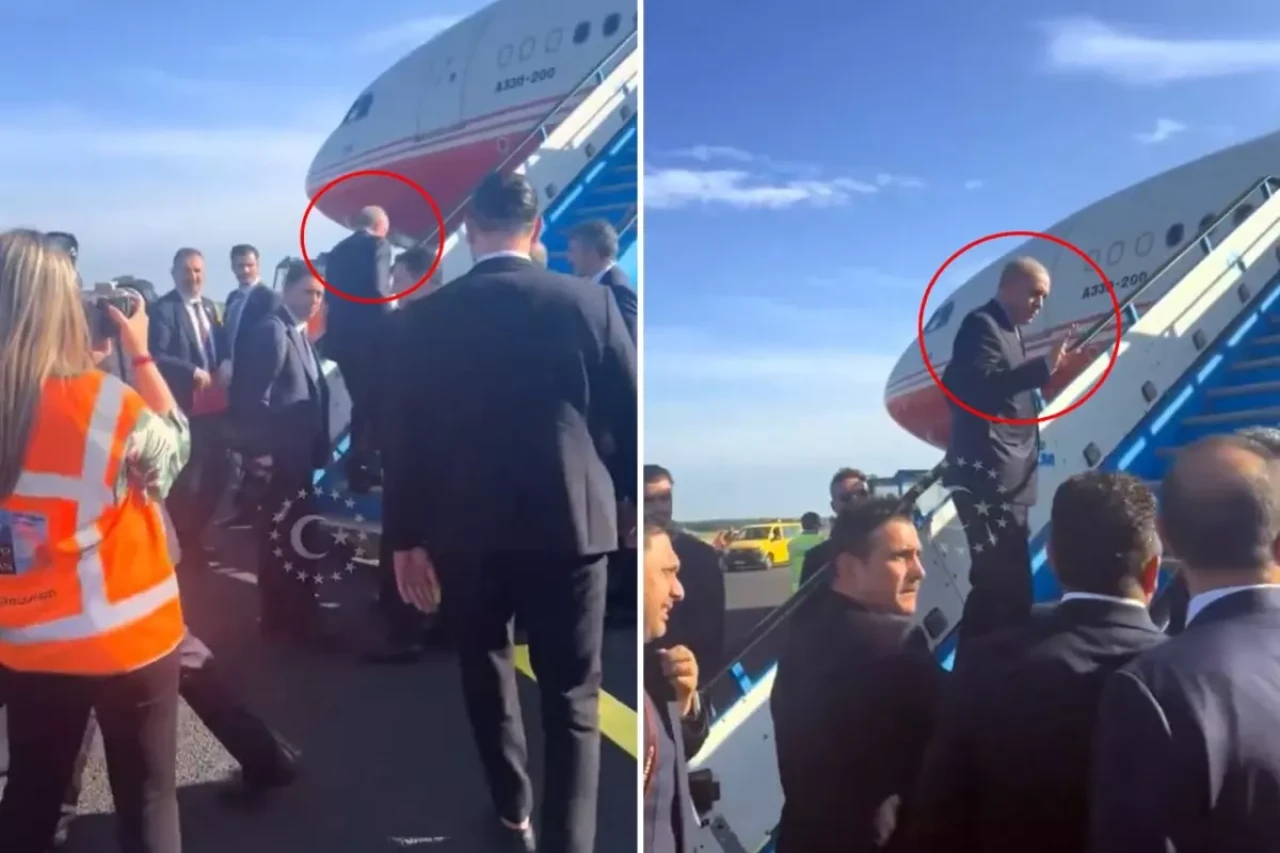 Cumhurbaşkanı Erdoğan'ı tam uçağa binerken yakalayıp bakın ne istedi